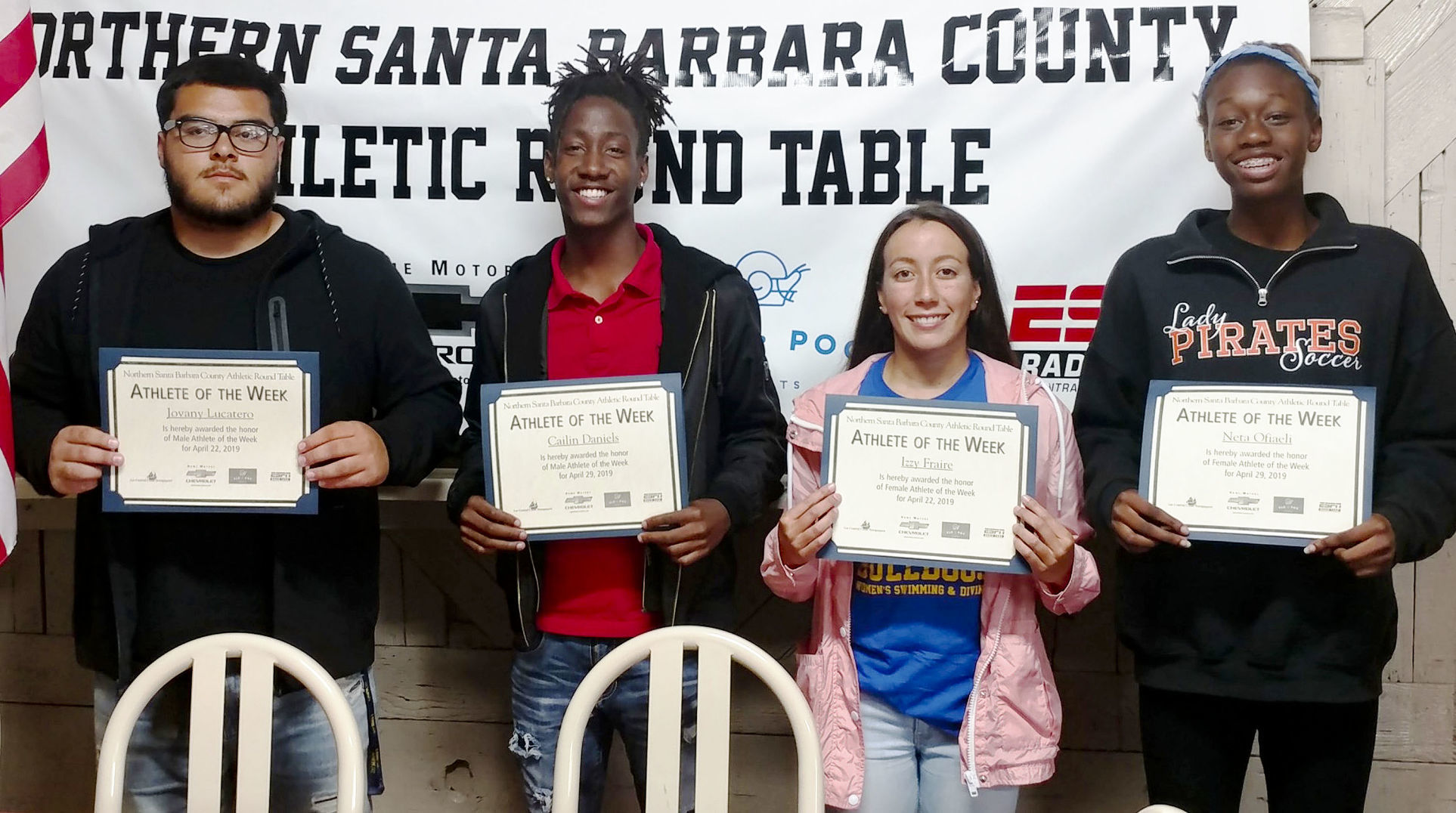 Round Table winners for April 29